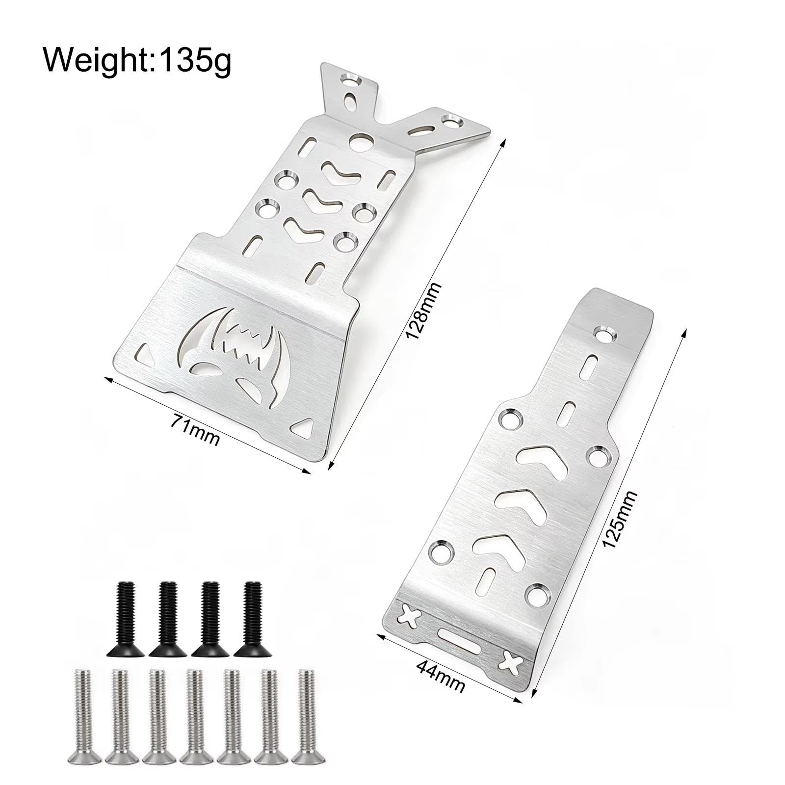 Piezas Placa Protectora De Acero Inoxidable para MJX para Hyper Go 10210