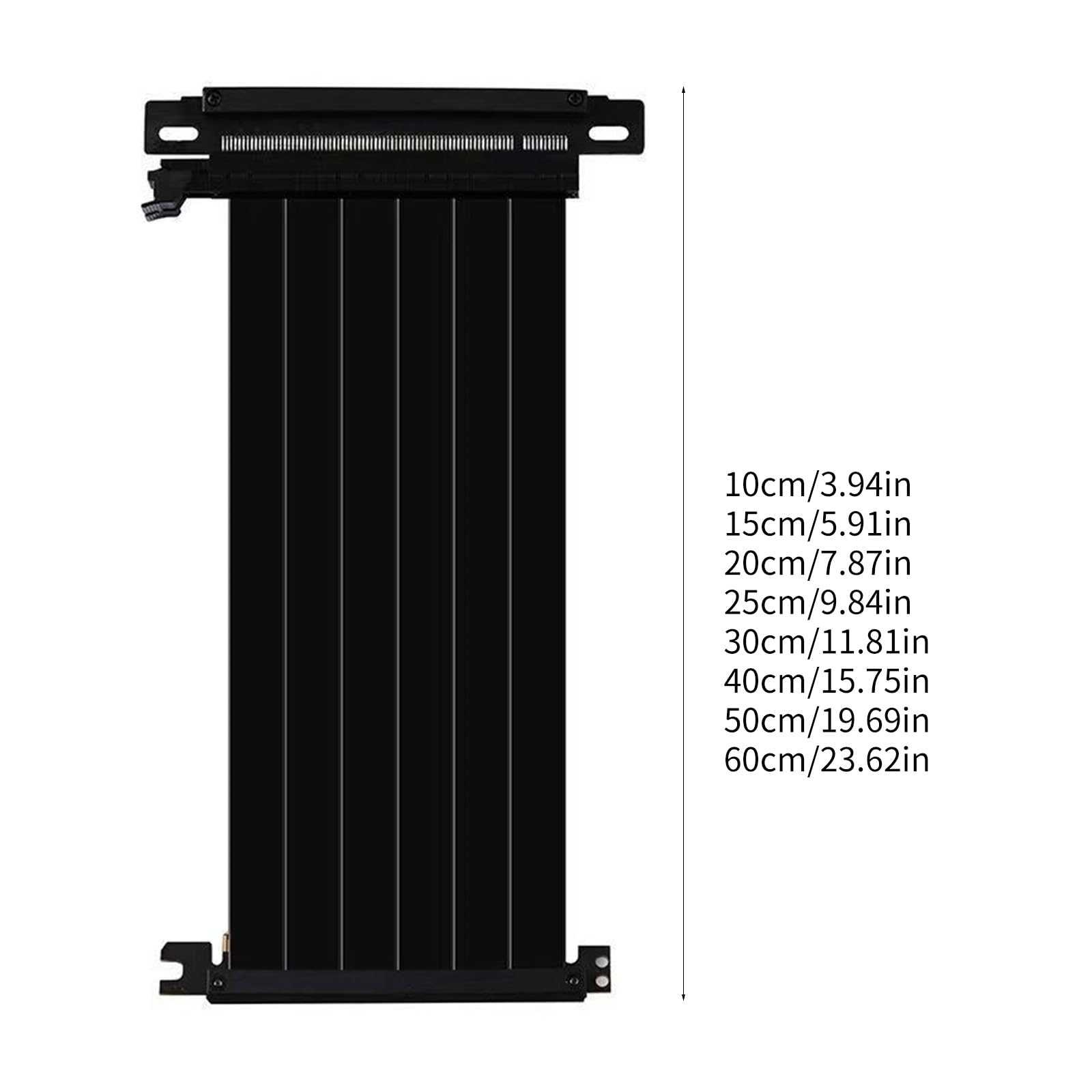 Cavo di estensione della scheda grafica PCIE X16 PCIE4.0 X16 maschio a 90 gradi 180 gradi cavo femminile Bi-inverso