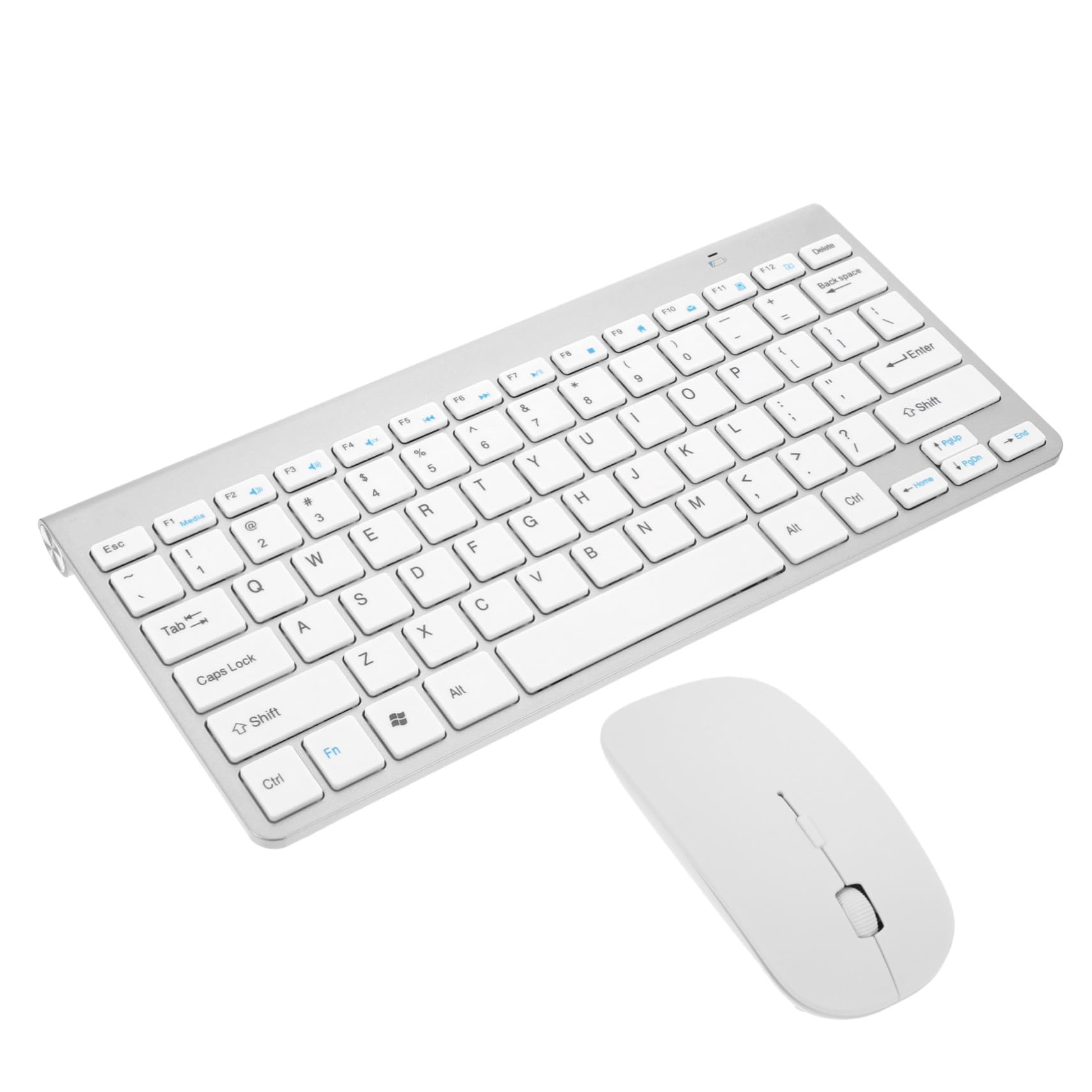 EPIGEIST Combo Teclado y Ratón Inalámbricos Silencioso y Compacto bajo Consumo USB Integrado Alcance hasta Oficina y Viaje