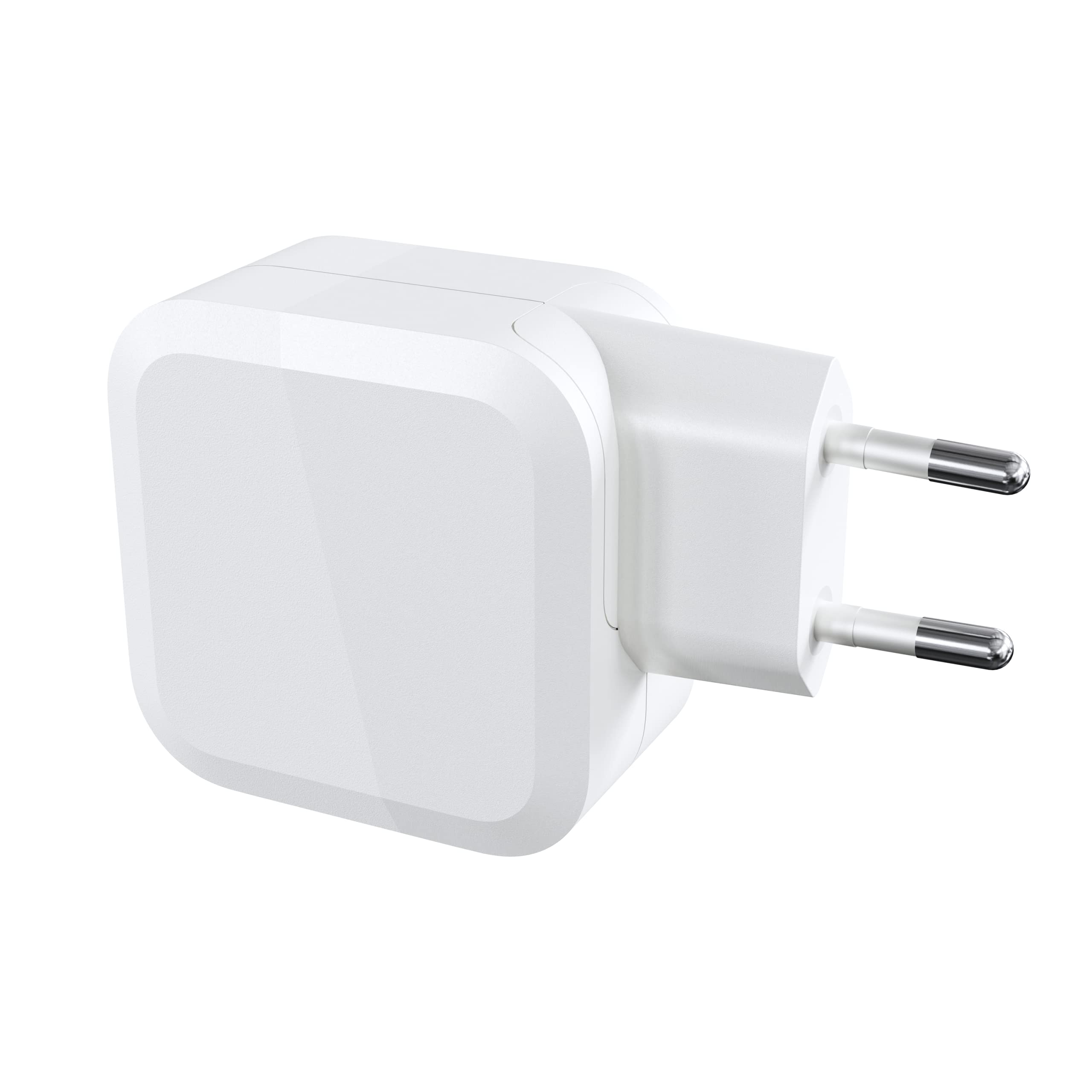 USB C Ladegerät Weißes Green Cell GaN 65W 3 Port 2x USB-C PD 1x USB-A QC 3.0 Handy Schnellladegerät Power Adapter Schnell Netzteil Ladestecker Wandladegerät für Laptops, MacBook, iPhone Android Handys