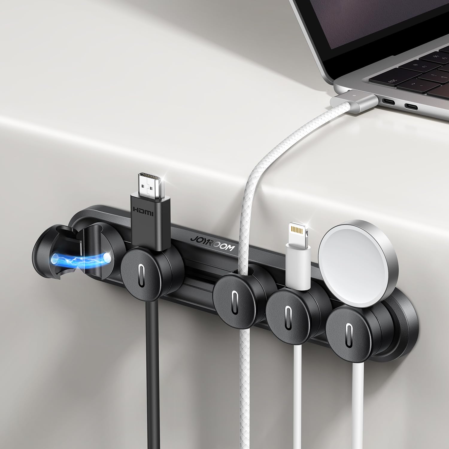 JOYROOM ケーブルホルダー ケーブルクリップ 5 in 1 マグネット式…