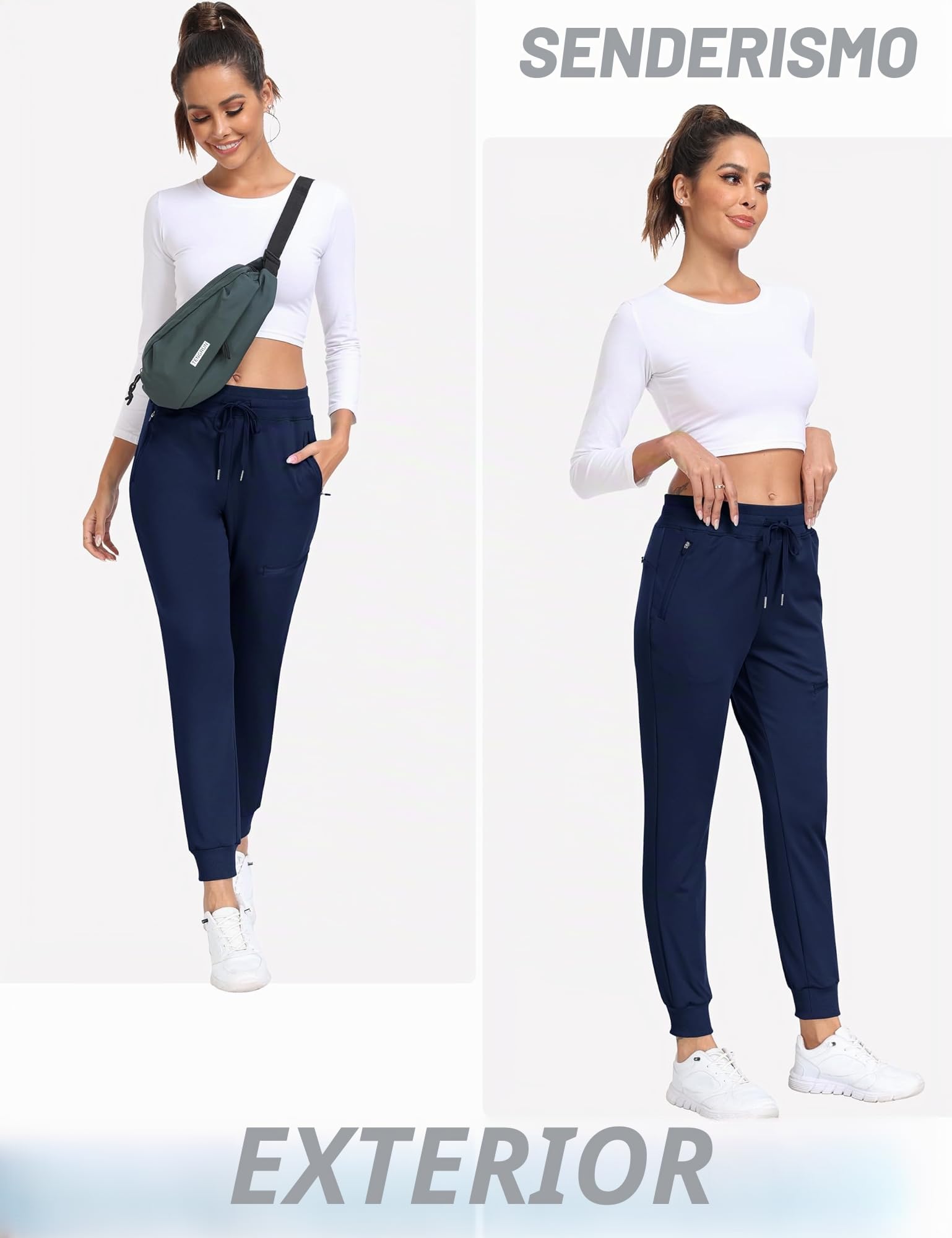 MoFiz Pantalones Senderismo Mujer Cargo Jogger Women Termicos Pantalón de Invierno Jogging Deportivos Pantalón Mujer Casual con Bolsillo