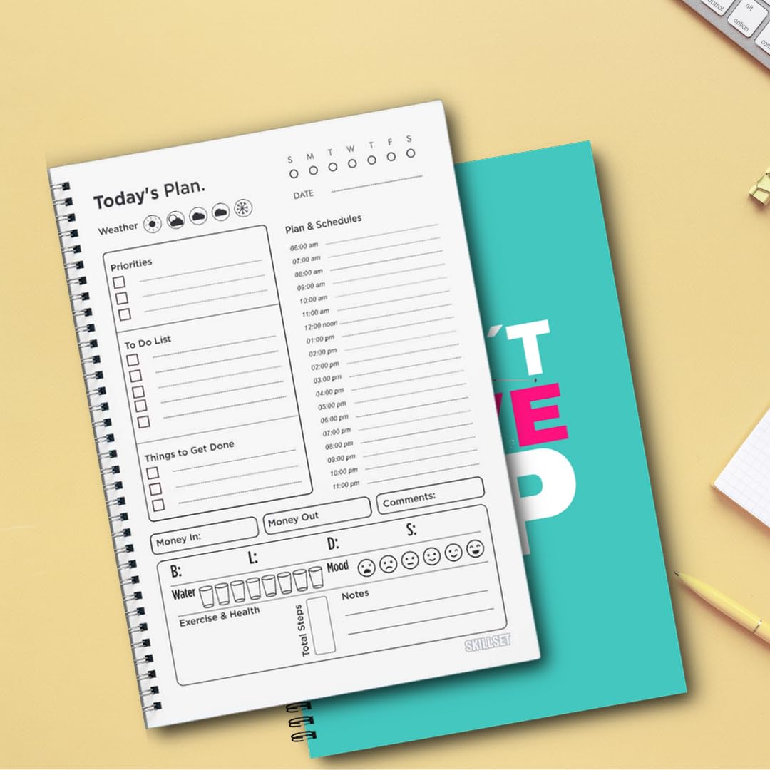 Weekly Planner Diary Daily Planner A5 Ruling 144 Pages Goal Tracker-image-31