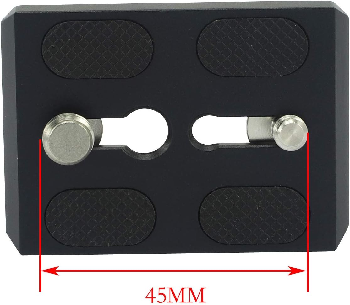 Haoge HQR-SC-N Camera Quick Release Plate for Sachtler Video DV 8/100, DV10 3+3, DV10 5+5, FSB6T, FSB8T, FSB-10T Tripod Fluid Head Replace Touch & Go Plate S,Canon EF 600mm f/4L is III USM Lens