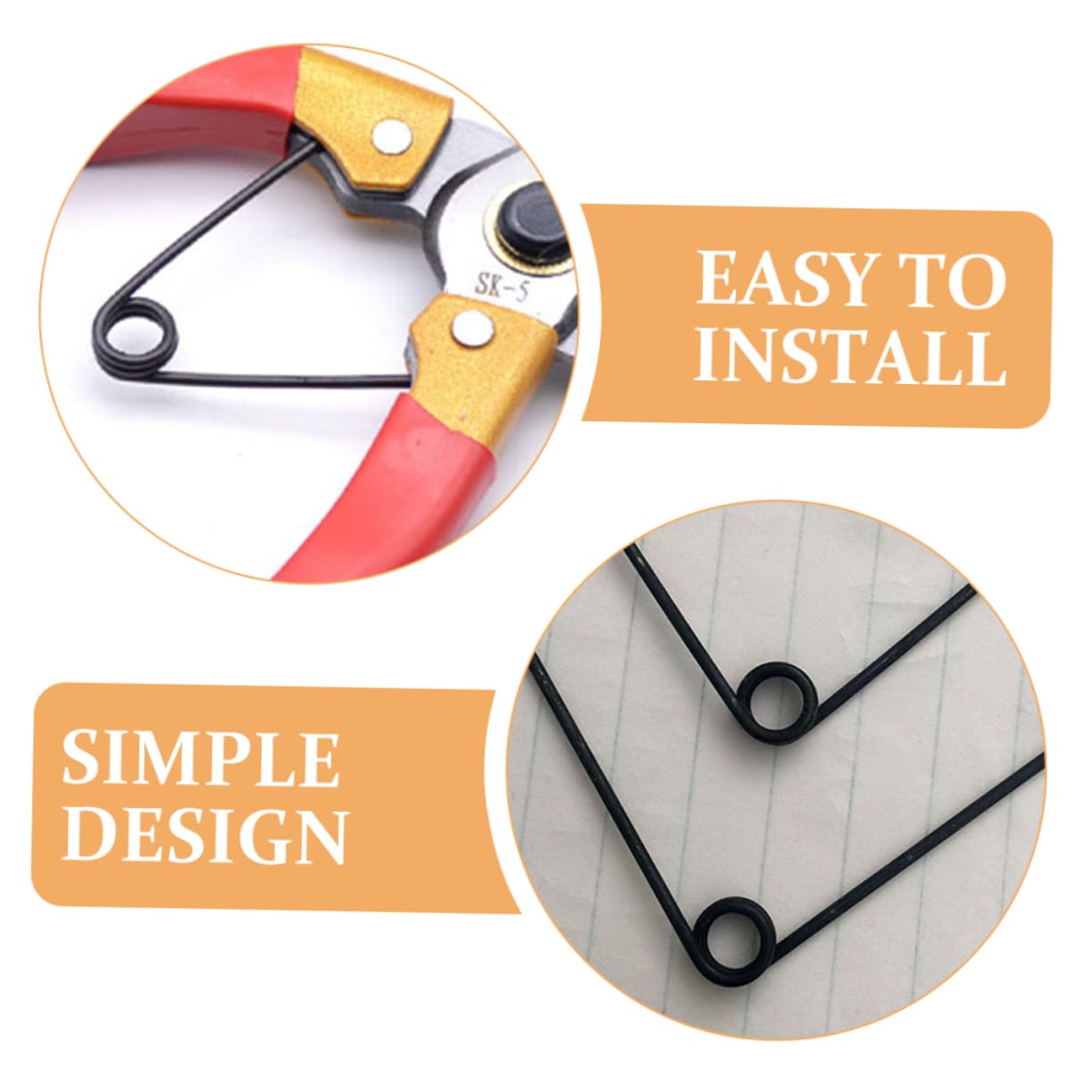 Ressorts De Remplacement Pour Sécateurs Yardwe - Lot De 10 | Parfait Pour Outils De Jardinage