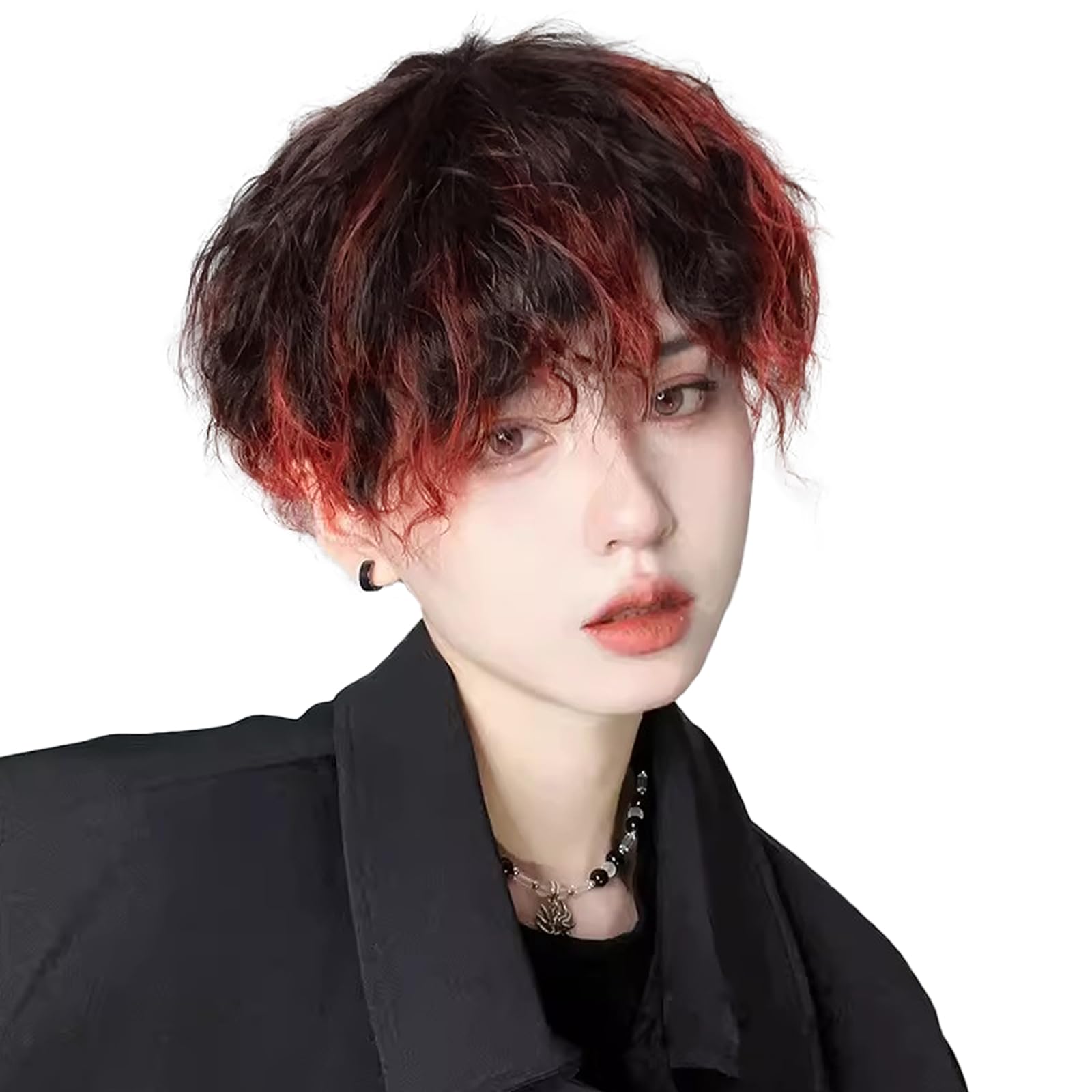 Amazon.co.jp: Hawkko ウィッグ メンズ ショート かつら フルウィッグ