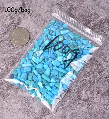 Image of 100 grams Small Tumbled Chips Polished Crushed Stone Crystal Healing Embellishments