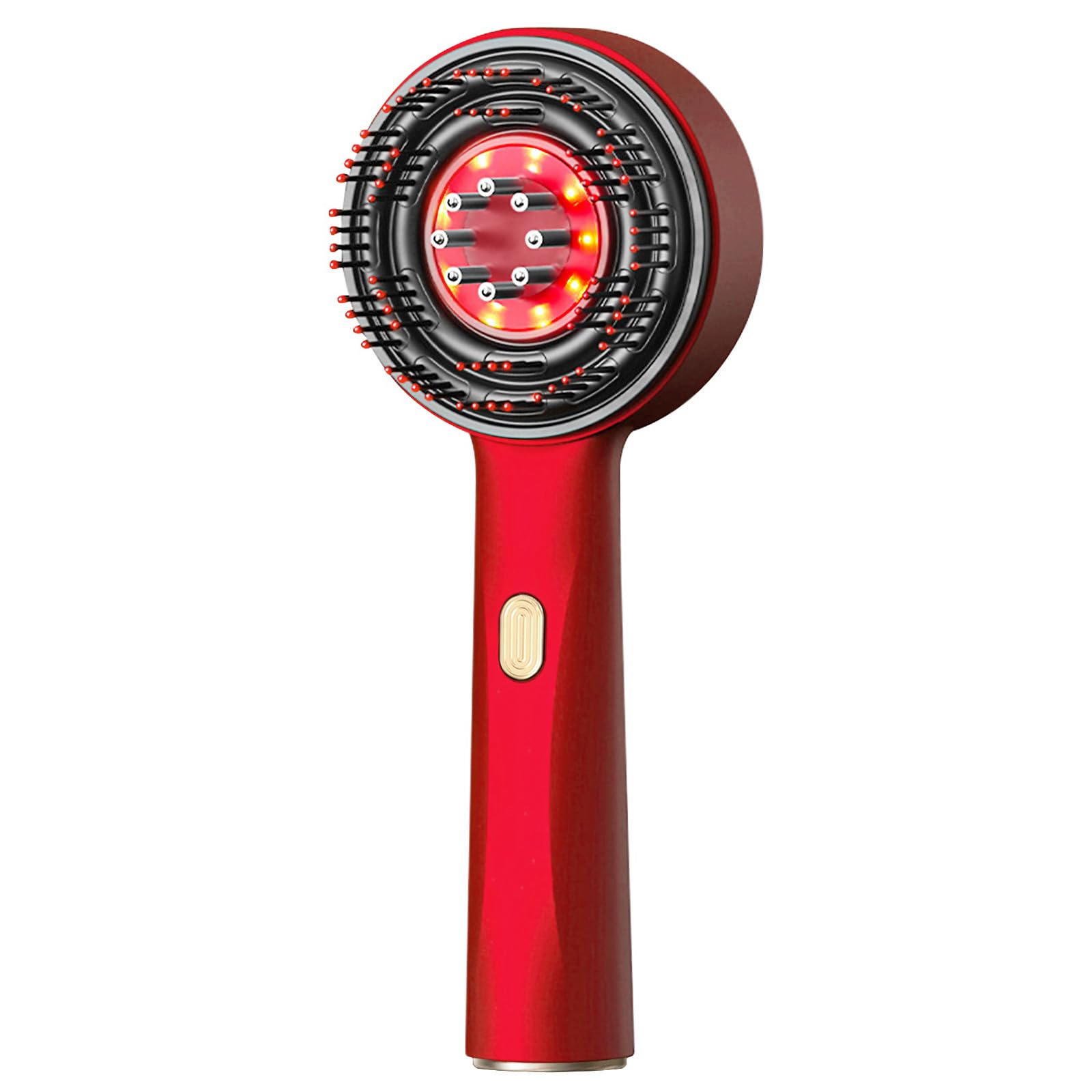 oolong Scalp Massager, Red Light Head Massager Scalp, Multi-functional Electric Hair Massager Brush with IPX7 Waterproof, Cordless, Hair Oil Applicator for Scalp, Hair, Head, Muscle Relax