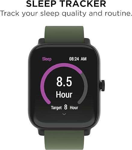 Miniatura 5 de 247 EVO Reloj inteligente unisex - Monitor de actividad física, monitor de frecuencia cardíaca, esfera de reloj personalizable, rastreador de