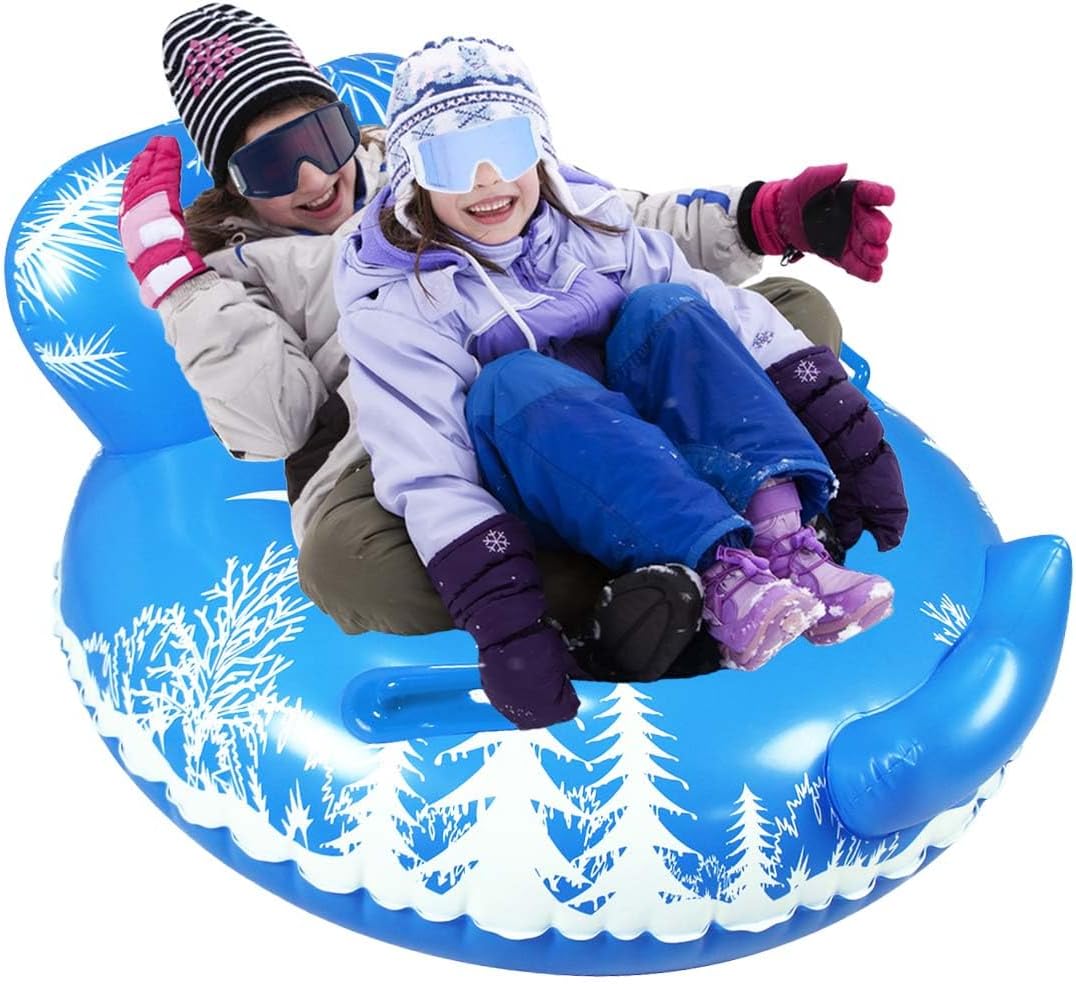 Snow Tubes for Kids and Adults,Kid Snow Toys, Kid sleds for Snow, Snow Toys for Winter Sport Fun with Rope Buckle