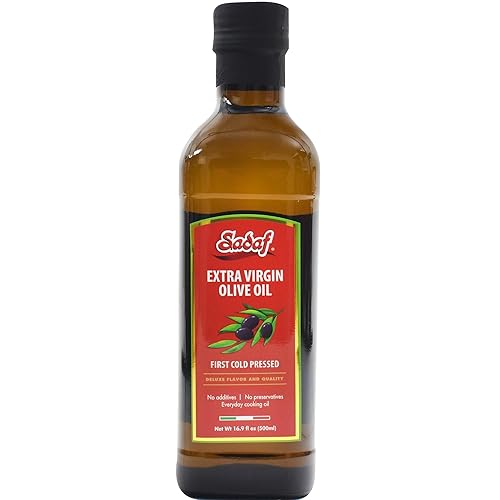 Sadaf Aceite de oliva virgen extra - Aceite de oliva virgen extra para cocinar - Aceite de oliva italiano 100% puro - Aceite de Oliva Extra Virgen -