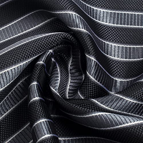 Image of Striped Plaid Polka Dot Mens Tie Formal Necktie Pocket Squares Ties Clips Cufflinks Classic for Men Set