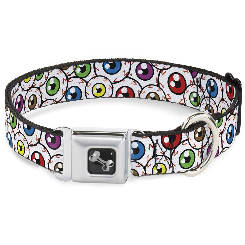 Collier de chien eyeballs stacked pour les promenades quotidiennes en ville