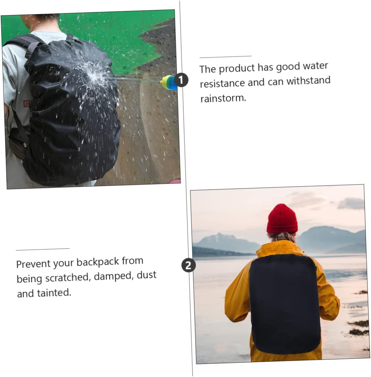 Rain Cover Waterproof Rainproof Back for Hiking Climbing Back Sports Back Cover Day Back for Traveling