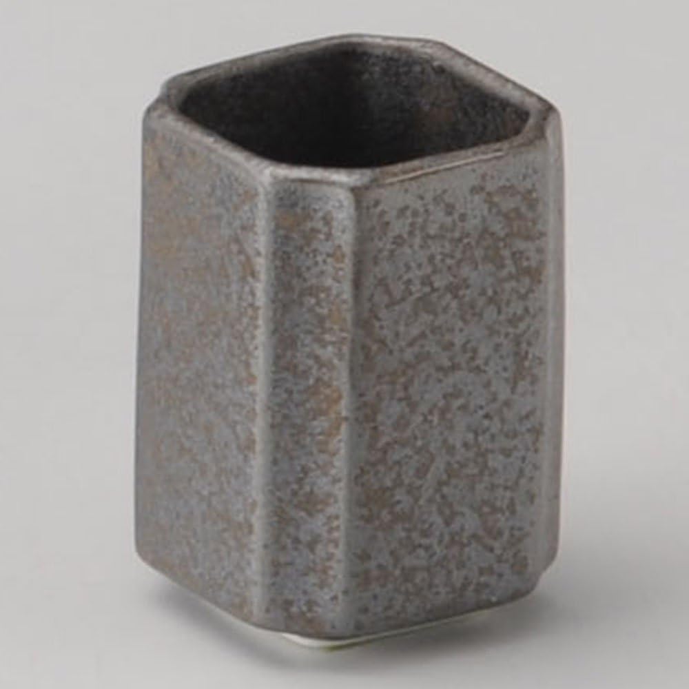 Takumi Iron Black Toothpick Stand, 1.5 x 2.0 inches (3.7 x 5.2 cm), 1.6 oz (47 g), Tabletop Caster Set, Restaurant, Ryokan, Japanese Tableware, Stylish, Tableware, Commercial Use