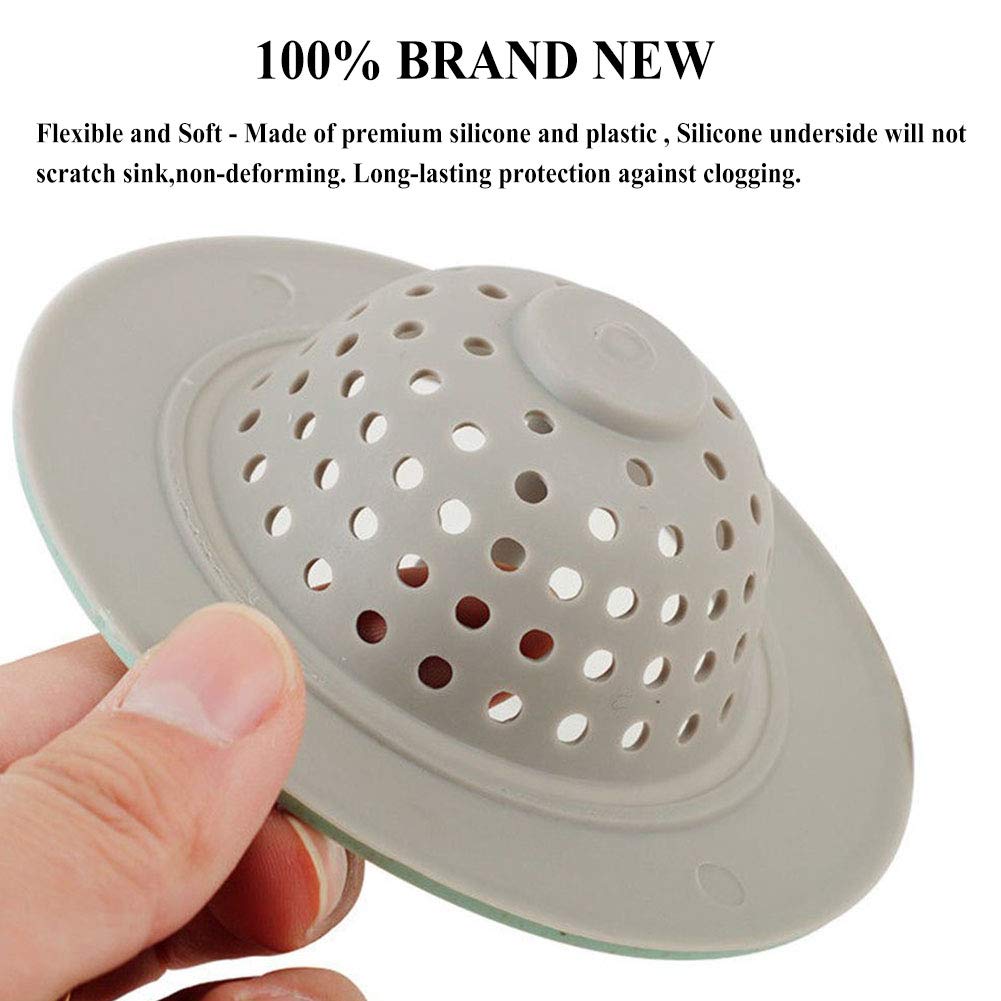 Filtri Anti-Intasamento Per Lavello 8 Pezzi - In Silicone Per Cucina E Bagno | Raccogli Capelli E Residui - Foto 3