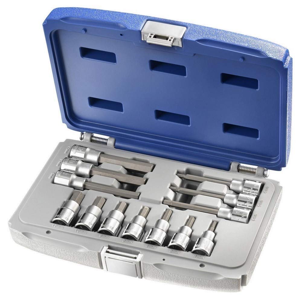 Expert 1/2In Drive Hex Bit Socket Set, 13 Piece