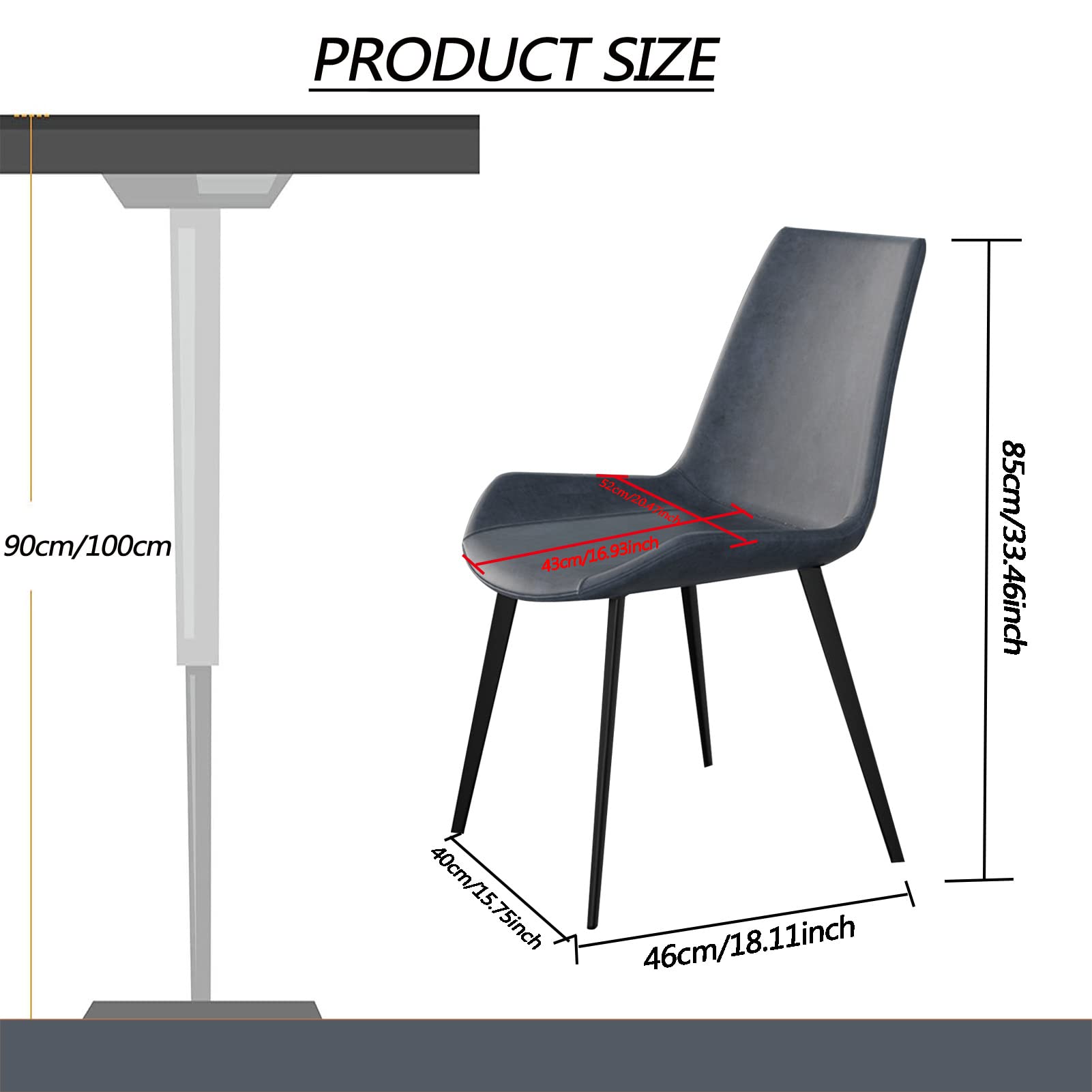 Sedia da pranzo nordico di lusso, moderna e minimalista, in pelle italiana, comoda sedia da conferenza, elegante arredamento per casa e ristorante