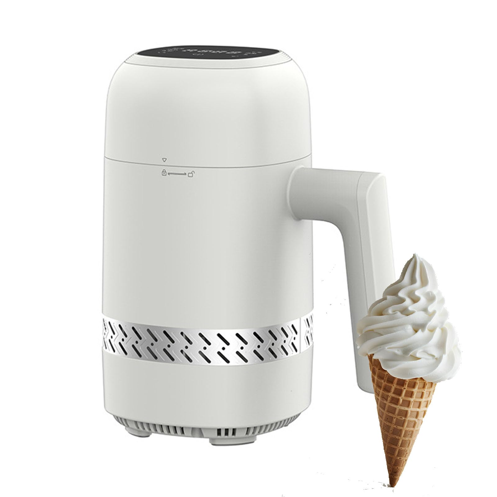 Máquina de helados para hogar y barras de café con panel digital interactivo 8