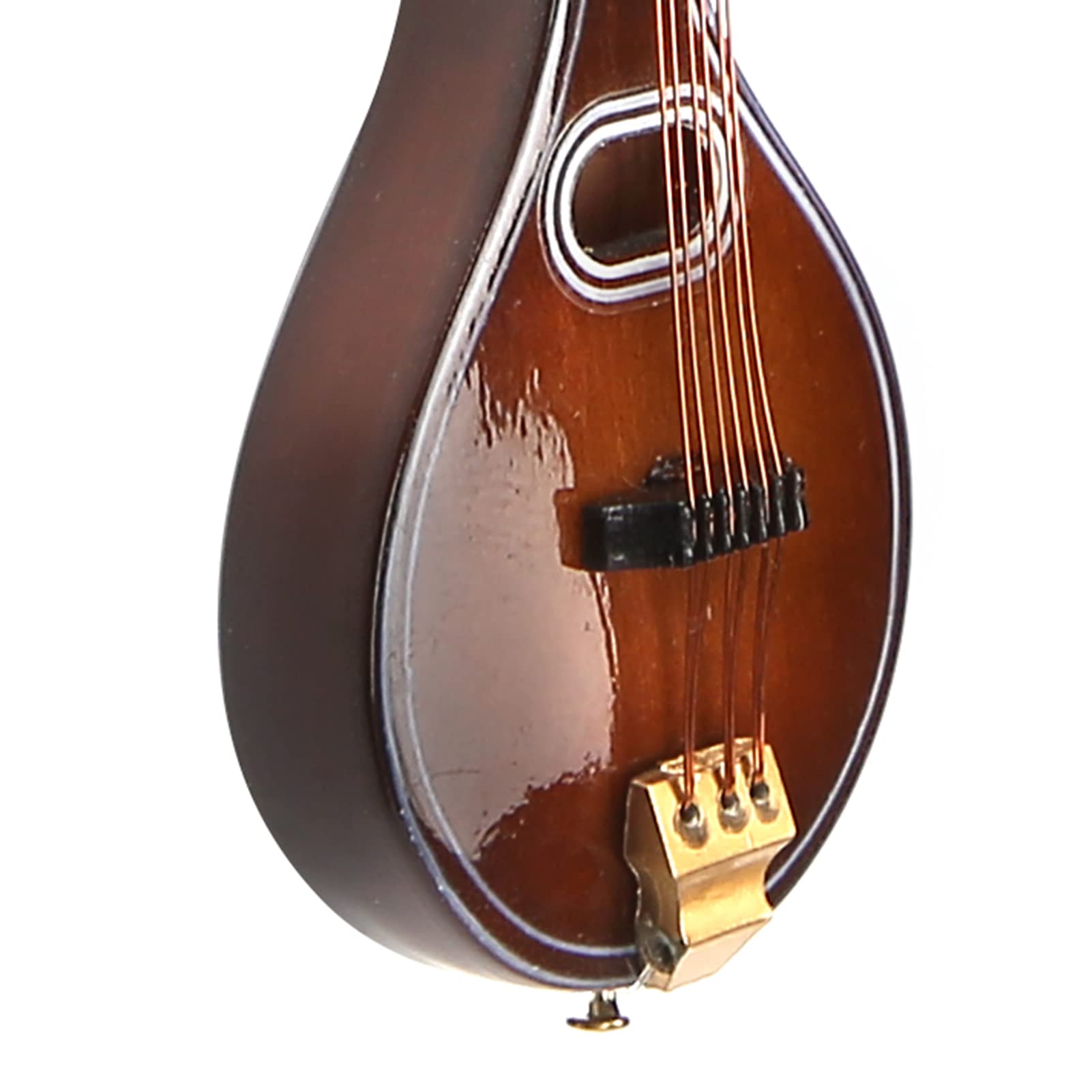 Mandoline Décoration Mandoline Mignon Mini Modèle Instrument de Musique Miniature Mandoline 10cm pour Enfants Amateurs de Musique Décoration de Maison