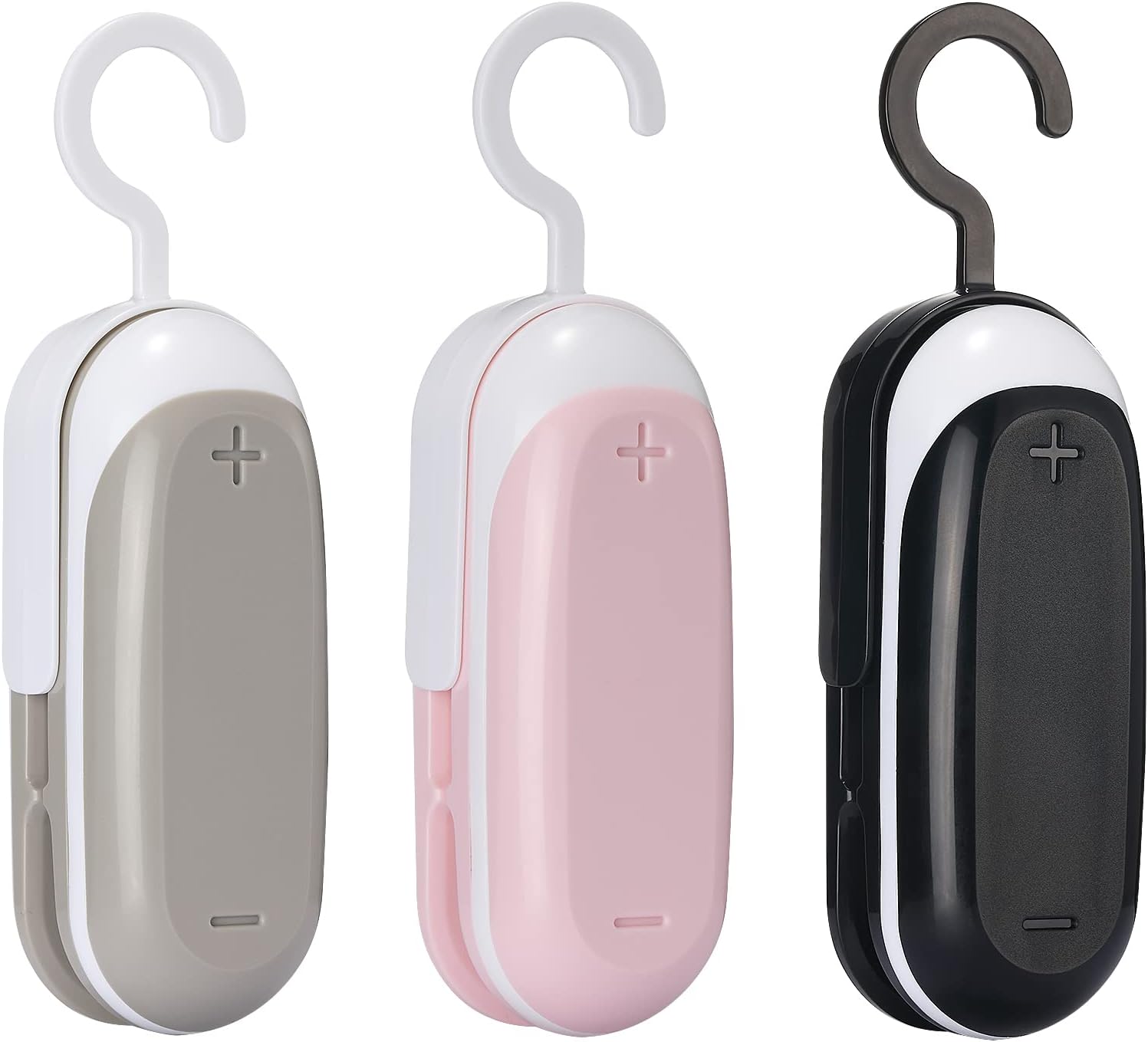 Mini Bag Sealer, 3 Packs Portable Heat Vacuum Sealers, Chip Bag Sealer with Cutter 2