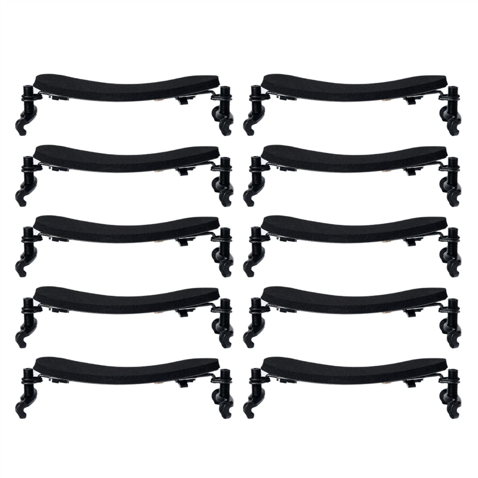 Violín Partes Prácticas 10 Uds 4/4-3/4 Violín Reposabrazos De Violín Esponja De Alta Resistencia Pies Plegables De Altura Ajustable