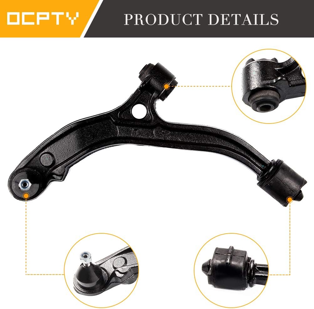 OCPTY - New 2-Piece fit for 2001-2004 Town Country Voyager for Dodge Grand Caravan-2 Front Lower Control Arm and Ball Joint Assemblies