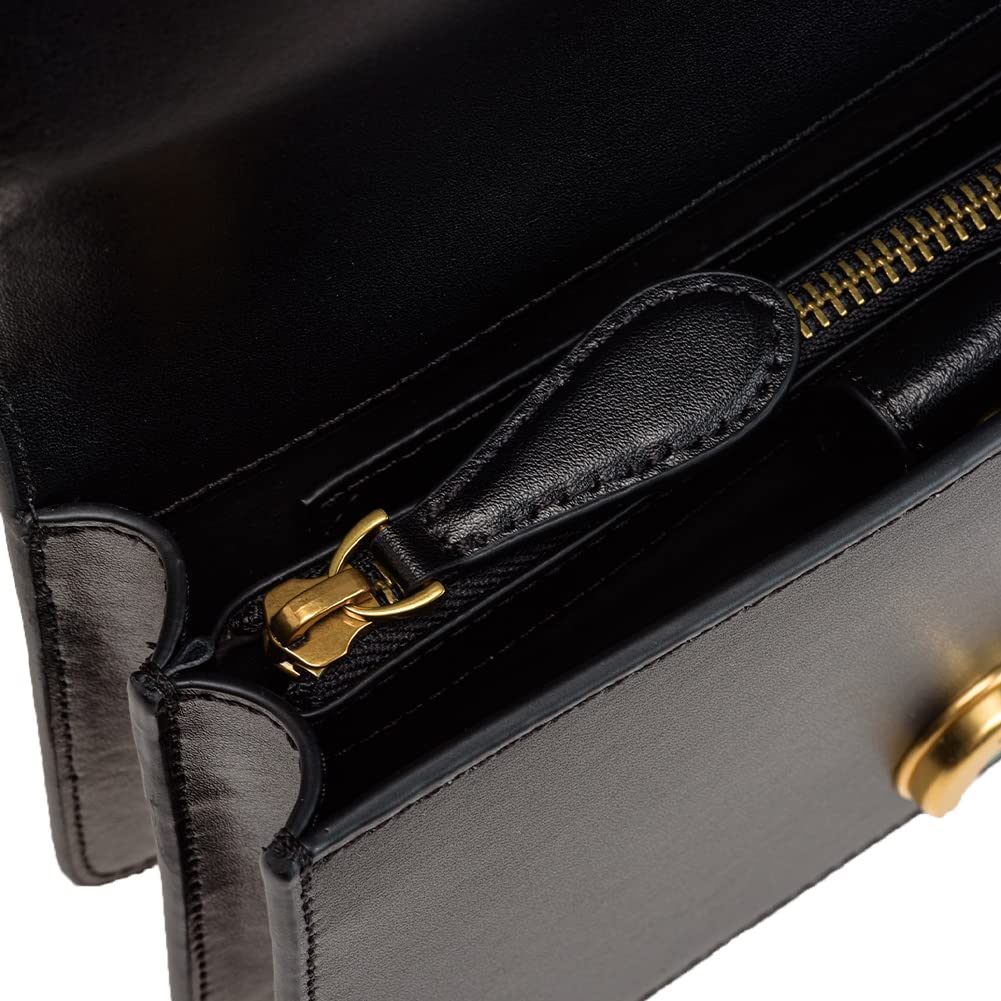 Bolsos Mujer CORREA Negro Bolso de hombro para mujer Negro Mini Love Bag Otoño Invierno 2022/23 100% Cuero 1P22TZ-Y5H7 Z99Q, Negro , Talla única