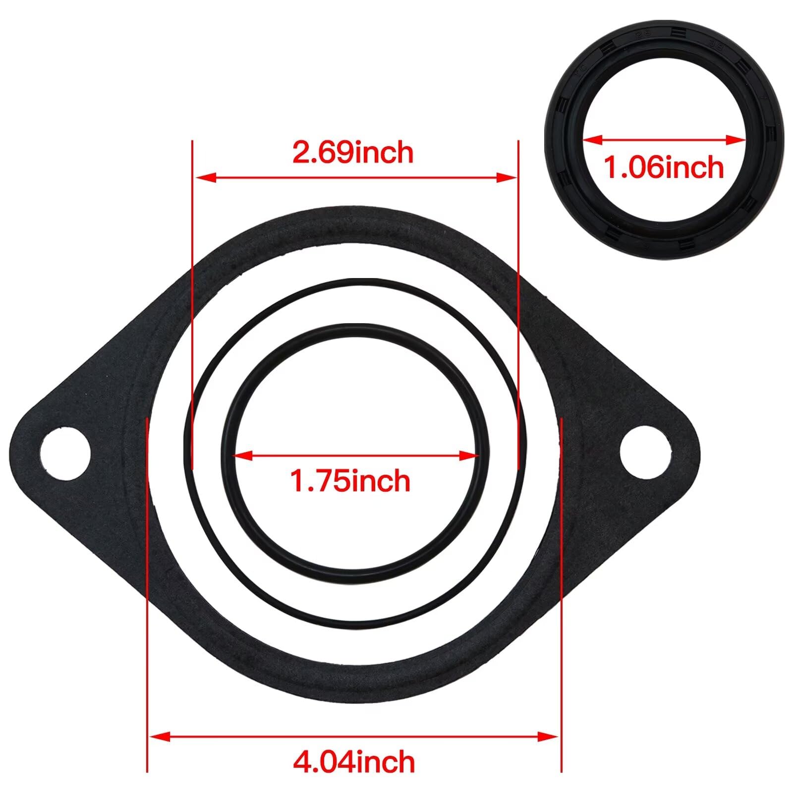 Kit de sello de eje de bomba de vacío 4089742 para motor diésel Ram Cummins 5.9L 1991-2002
