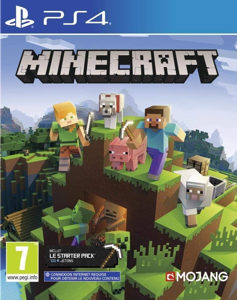 PS4 マインクラフト　非売品ゲームポスター PlayStation MINECRAFT STARTER COLLECTION REFRESH - PS4