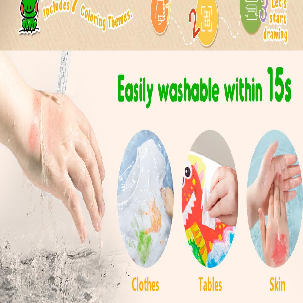 Jarmelo Ultra Silky Washable Crayons-12 colors - Image 8 thumbnail