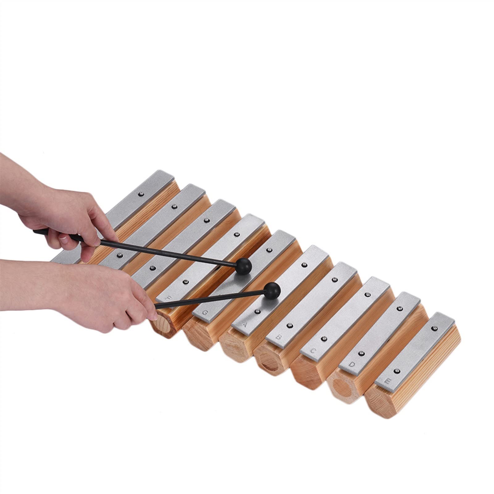 Percussão Musical Xilofono a 10 note glockenspire design separato educazione musicale a percussione formazione ritmica Xilofoni