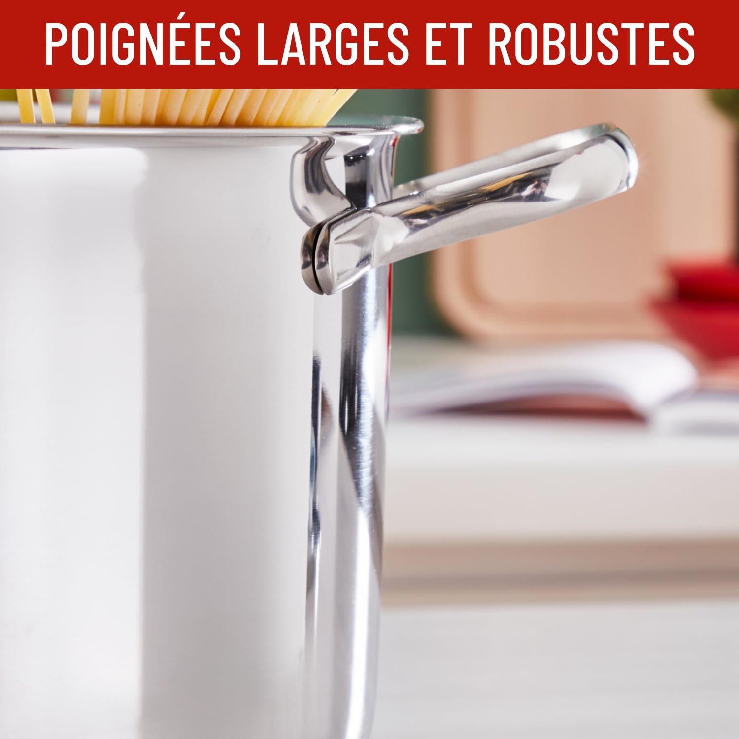 Lagostina Sfiziosa Lot de 9 casseroles avec fond Lagoseal Plus pour tous les étages de cuisson, revêtement en acier inoxydable pour chauffage rapide et cuisson uniforme, design élégant de longue durée | Fond Lagoseal Plus triple couche, avec 1 casserole,