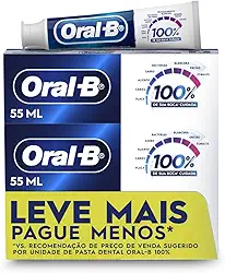 Oral-B Pasta de Dente 100%, 70 ml 3 Uds