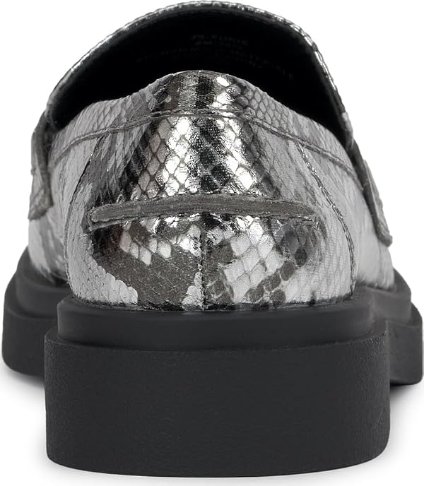 Jessica Simpson Xuris Penny Loafer, Chrome, 8 by Jessica Simpson - Used condition - Image 3