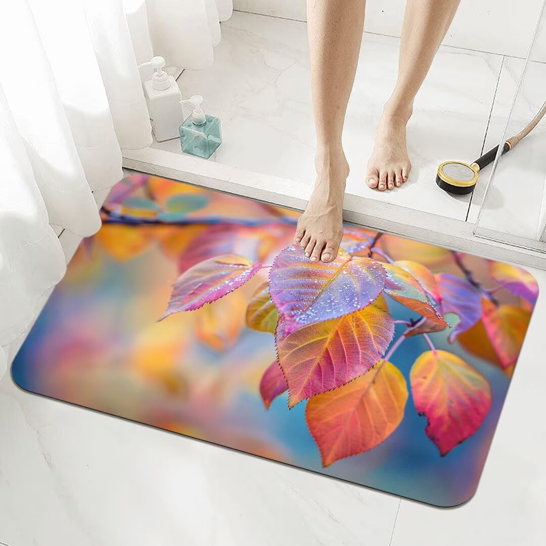 Chłonny antypoślizgowy dywanik łazienkowy duży 100 x 160 cm kolorowy dywanik pod prysznic dywaniki łazienkowe, szybkoschnąca wycieraczka wejściowa, dywanik kuchenny do sypialni, mata podłogowa 5-243