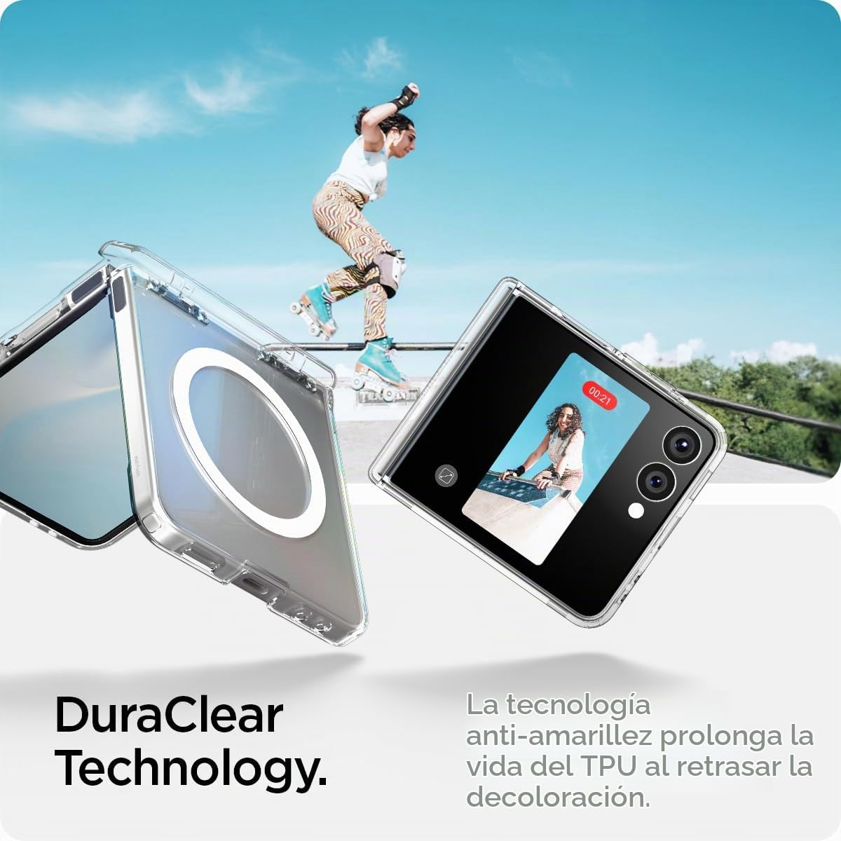 Spigen Funda Ultra Hybrid Pro MagFit para Samsung Samsung Galaxy Z Flip 7