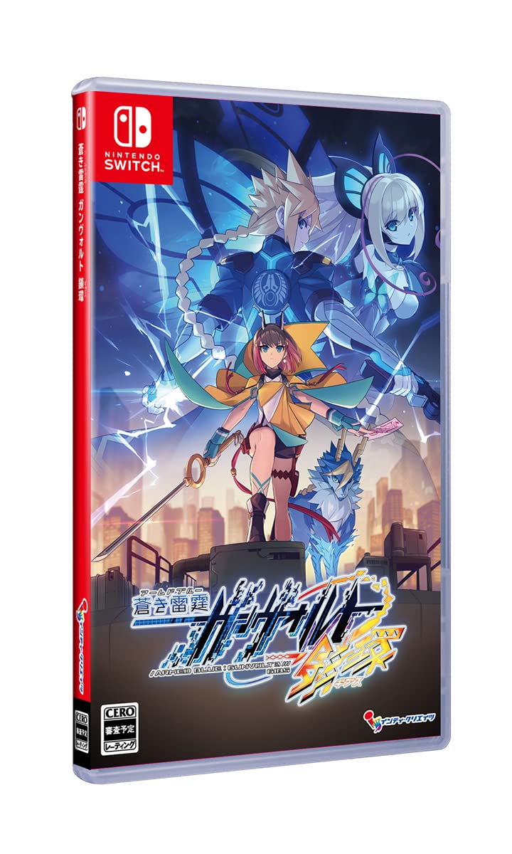 Azure Striker Gunvolt 3 (English) Region Free Japanese Version, for Nintendo Switch by Inti Creates