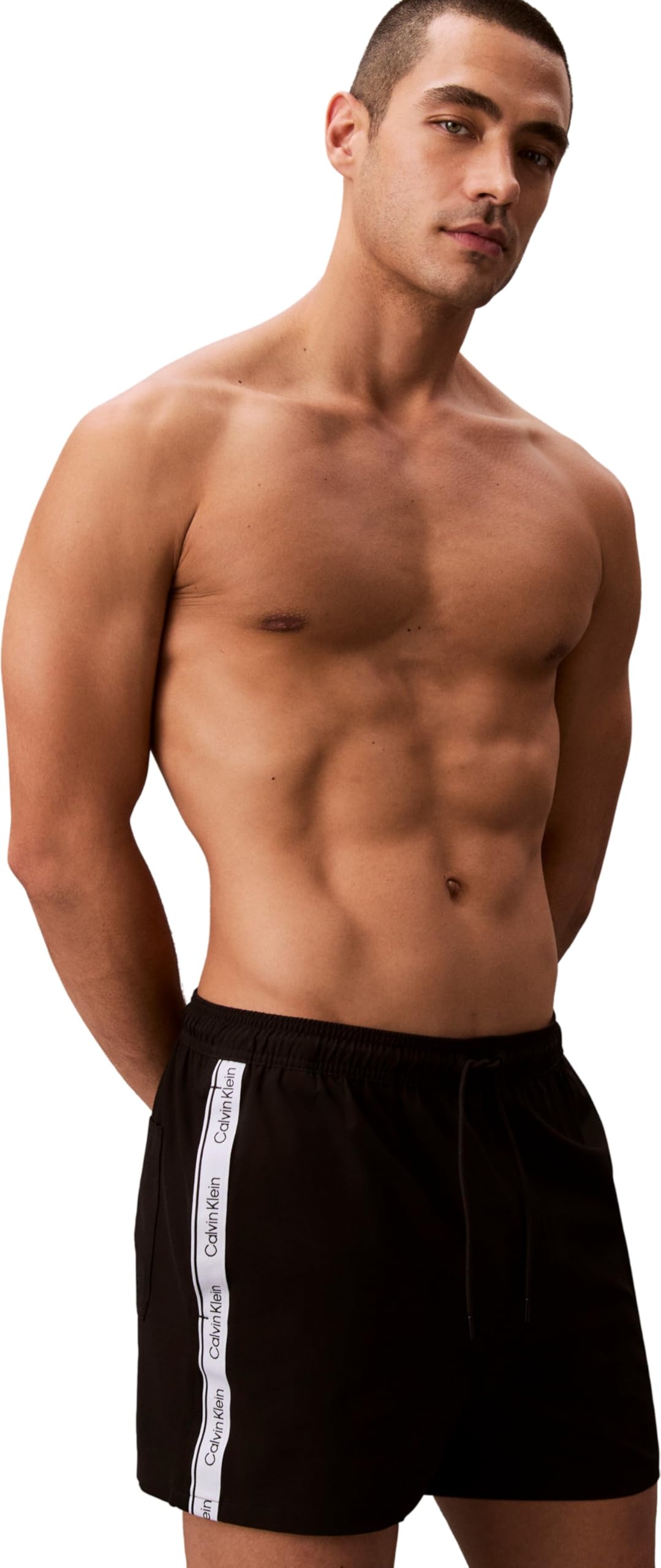 Calvin Klein Herren Short Drawstring Lv00n61039 Badehose (1er Pack)