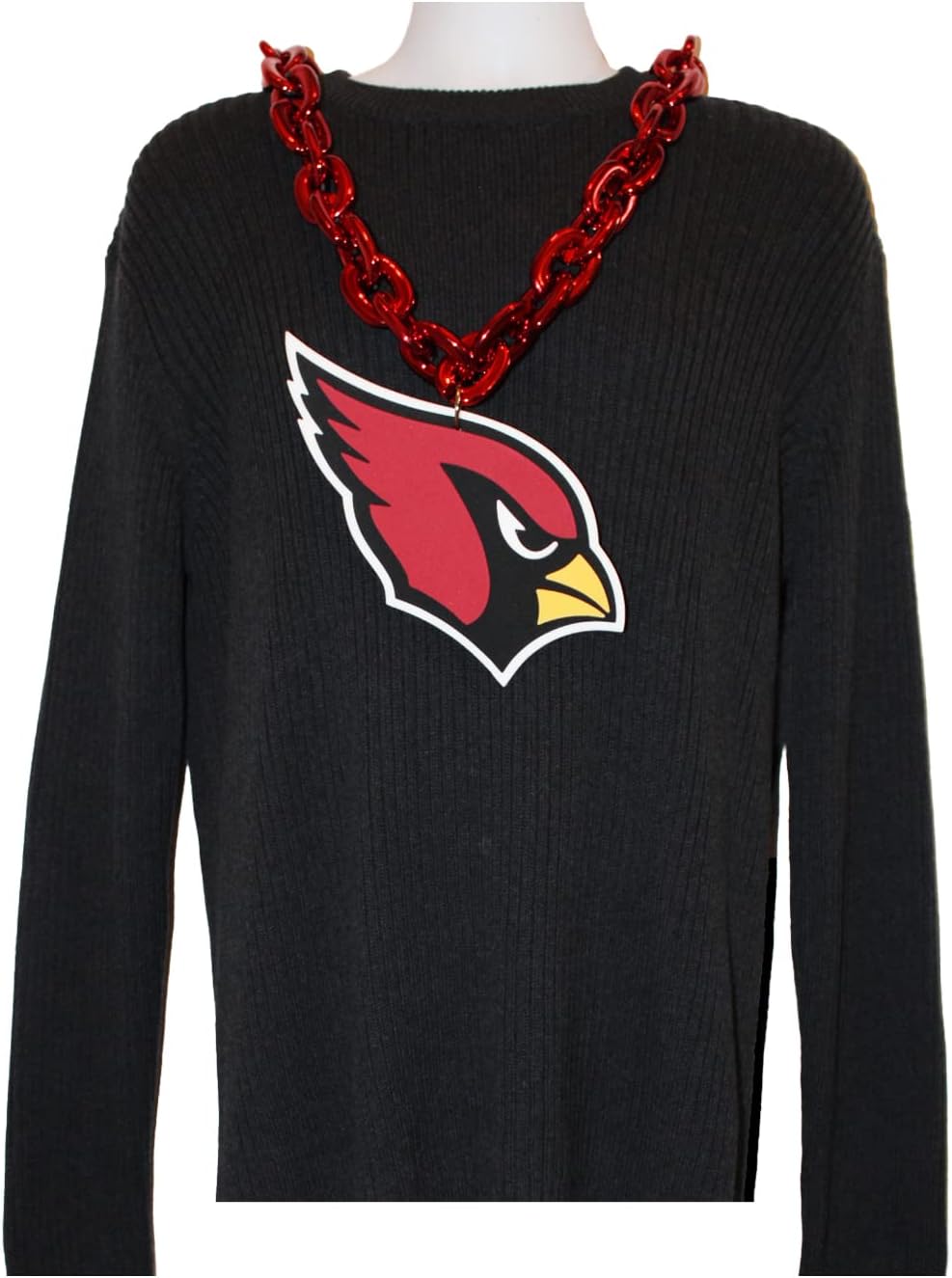 Aminco NFL Arizona Cardinals Team Fan Chain, Red