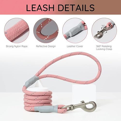 Miniatura 4 de BELLA & PAL Arnés para perro sin tirones, arnés y correa para cachorro, arnés para perro fácil de caminar para perros extra pequeños, chaleco de