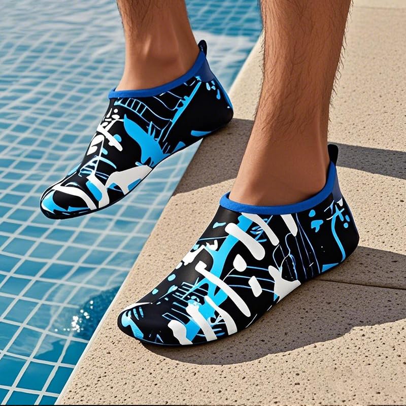 Water Shoes for Women Men Quick-Dry Aqua Socks Swim Beach Barefoot Shoes for Camping Yoga Exercise Pool