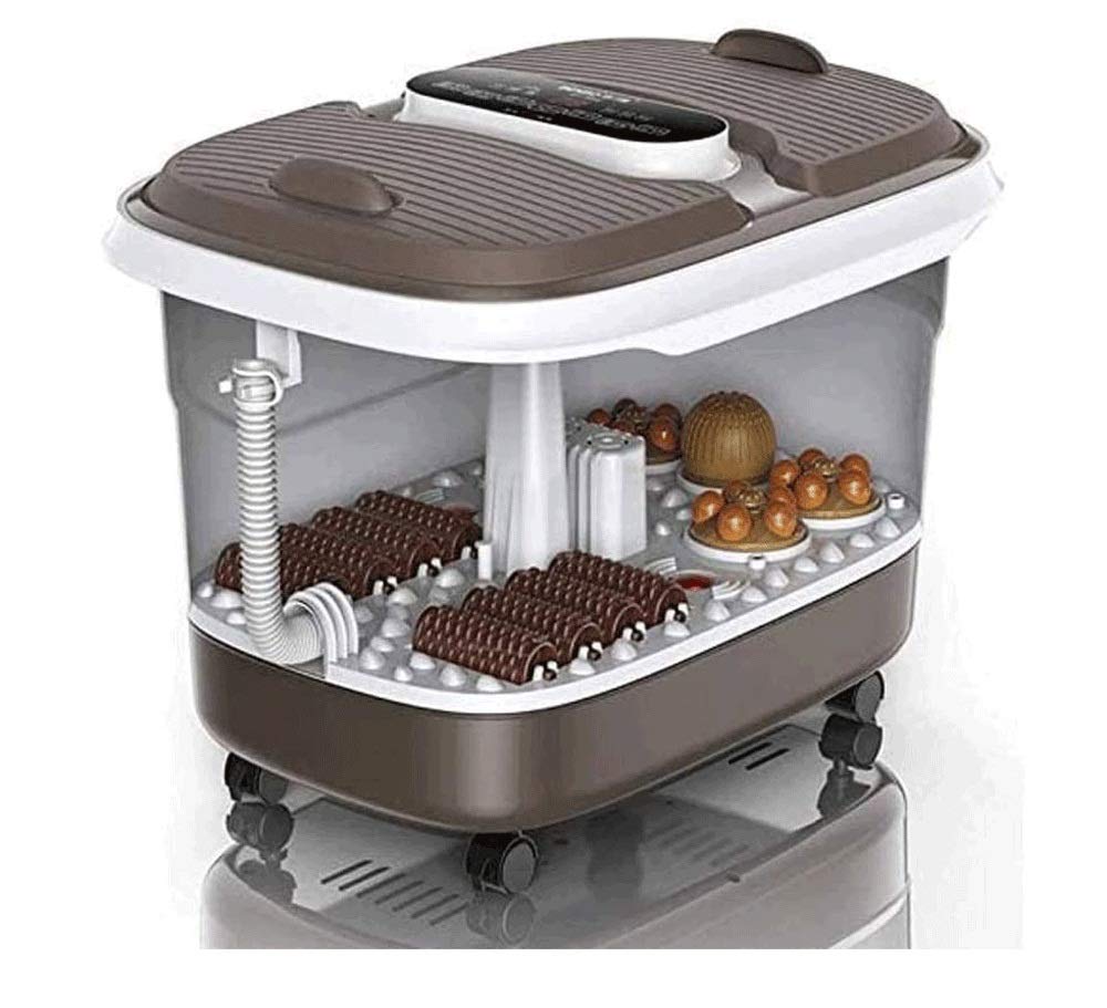 Foot Massager de la máquina con Calor, Shiatsu Profundo Amasar, Squeeze, aliviar malestares pie de la Fascitis Plantar, Tiempo y Control del Temperamento, Inicio Pie Bañera