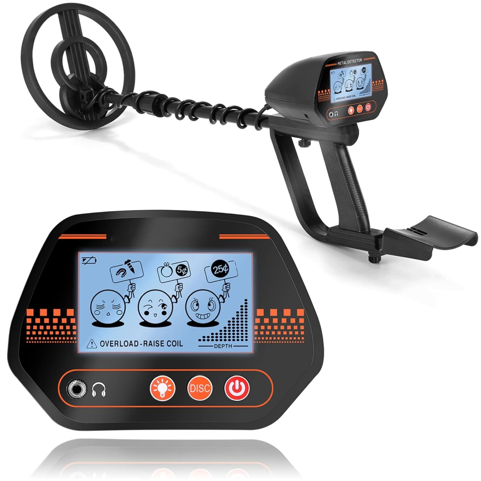Détecteur de métaux portable pour révéler les secrets de la plage