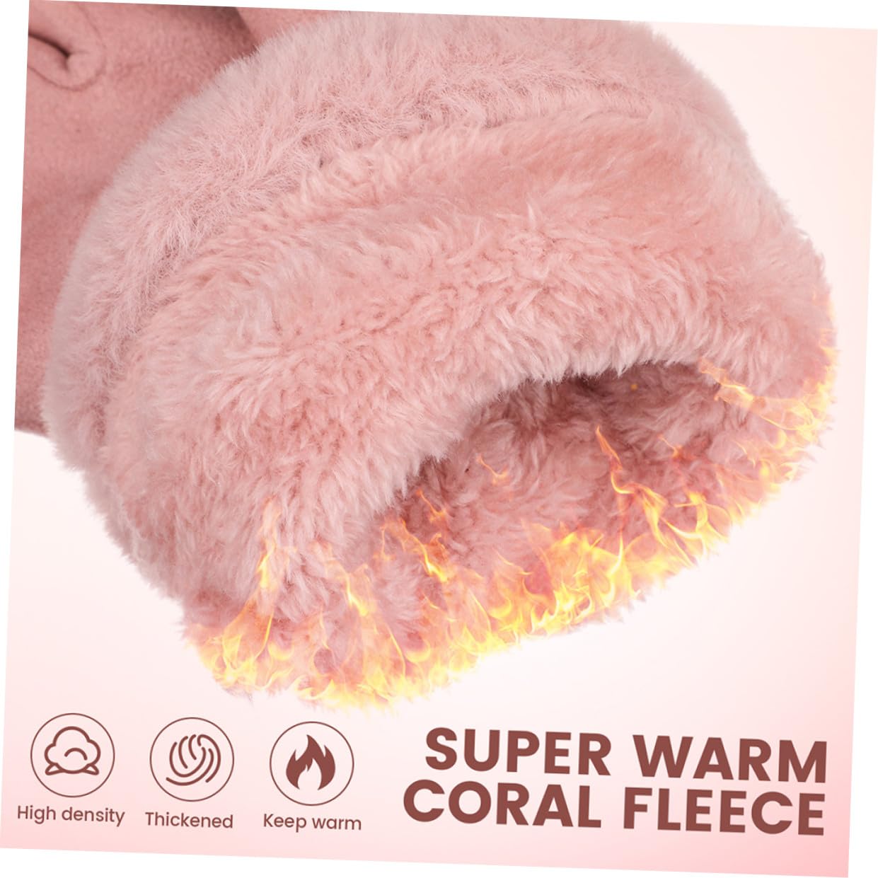 SUPVOX Guanti elettrici guanto termico thermal gloves scaldamani guanti riscaldati tramite USB batterie ricaricabili pile ricaricabili guanti termici per l'equitazione pelle rosa