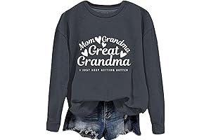 Binmer Mom Gift Sweatshirt: Timeless Elegance for Moms, Grandmas, and Great-Grandmas