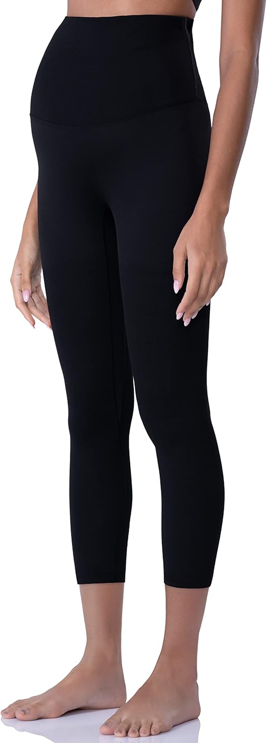 POSHDIVAH Women's Maternity Leggings Over The Belly Pregnancy Yoga Pants Active Wear Workout Leggings - Image 6