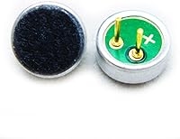 Vista 2 de HiLetgo 10pcs Electret Micrófono Condensador 52dB MP3 Micrófono Accesorios 0.236x0.087 in