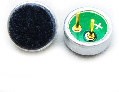 Miniatura 2 de HiLetgo 10pcs Electret Micrófono Condensador 52dB MP3 Micrófono Accesorios 0.236x0.087 in