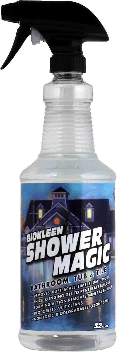 Bio-Kleen Shower Magic Limpiador Espumoso para Baño 32 oz